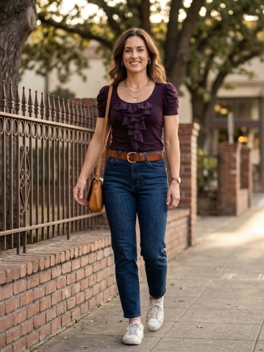Forever 21 Women’s Purple Blouse Shirt Top Medium
